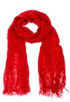 Шарф жіночий однотонний для створення колірного акценту 73PD001 (червоний)