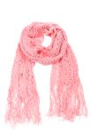 Шарф жіночий однотонний для створення колірного акценту 73PD001 (рожевий)