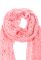 Шарф жіночий однотонний для створення колірного акценту 73PD001 (рожевий)