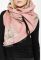 Шарф жіночий яскравий 73PD020 (пудра)