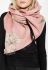 Шарф жіночий яскравий 73PD020 (пудра)