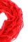 Шарф-хомут з воланами 73PD0040 (червоний)