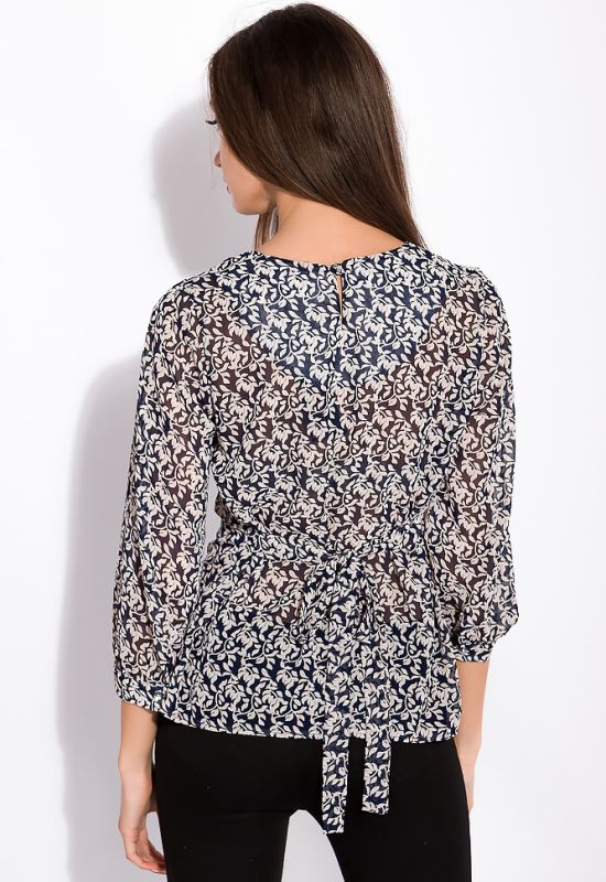 Шифоновая женская блуза 148P9007 (темно-бежевый)