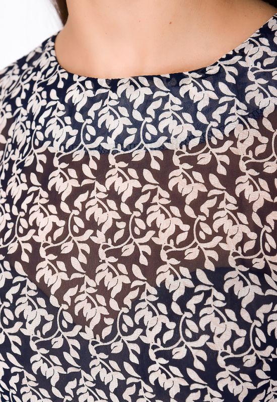 Шифонова жіноча блуза 148P9007 (темно-бежевий)
