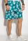 Шорты 452V005-1 (бирюзовый/белый)