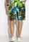 Шорты 452V005-10 (черный/салатовый)