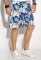 Шорти 452V005-2 (синій/бежевий)
