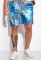 Шорты 452V005-27 (оранжевый/голубой)