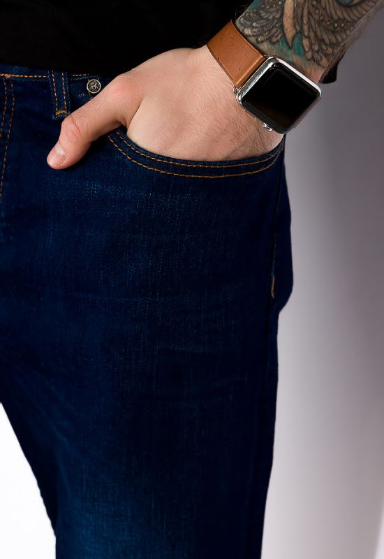 Шорты джинсовые классические 149P007-1 (темно-синий)