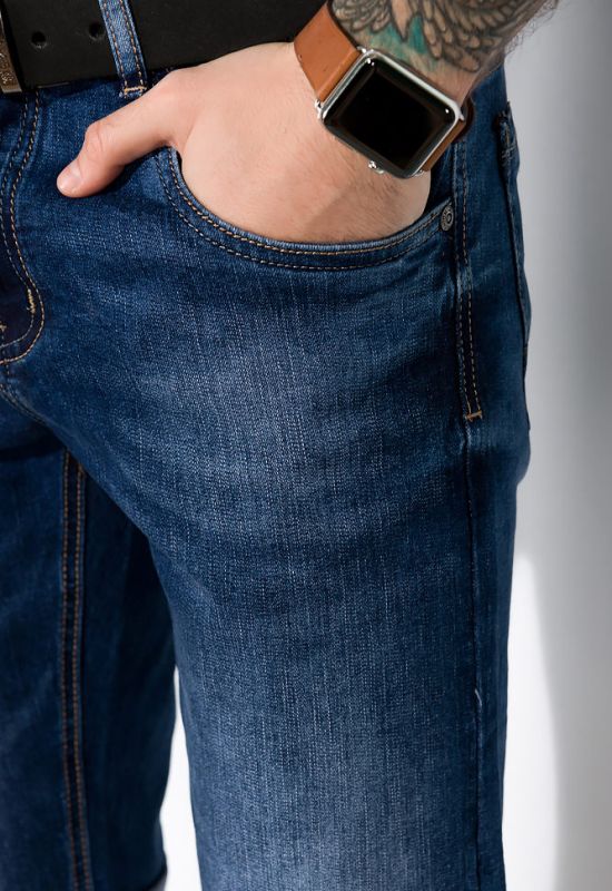 Шорти джинсові потерті 120PFI659-5 (синій)