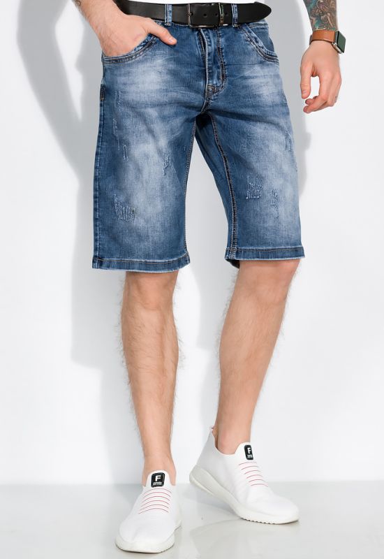 Шорты джинсовые в стиле Casual 120PFI1008 (светло-синий)