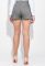 Шорти жіночі короткі на резинці 64PD105-1 (чорний/сірий)