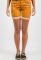 Шорти жіночі з підворотами 882K001-2 (гірчичний)