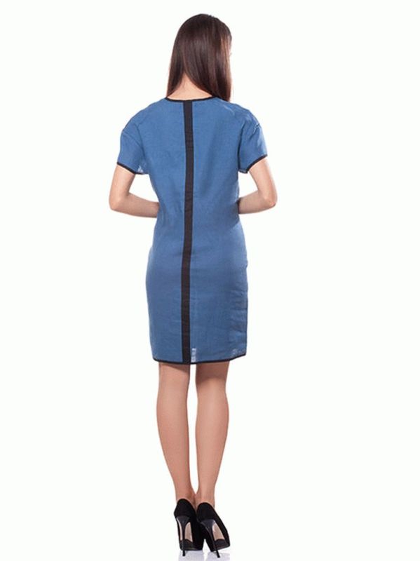 SL 062 Платье женское (синий)