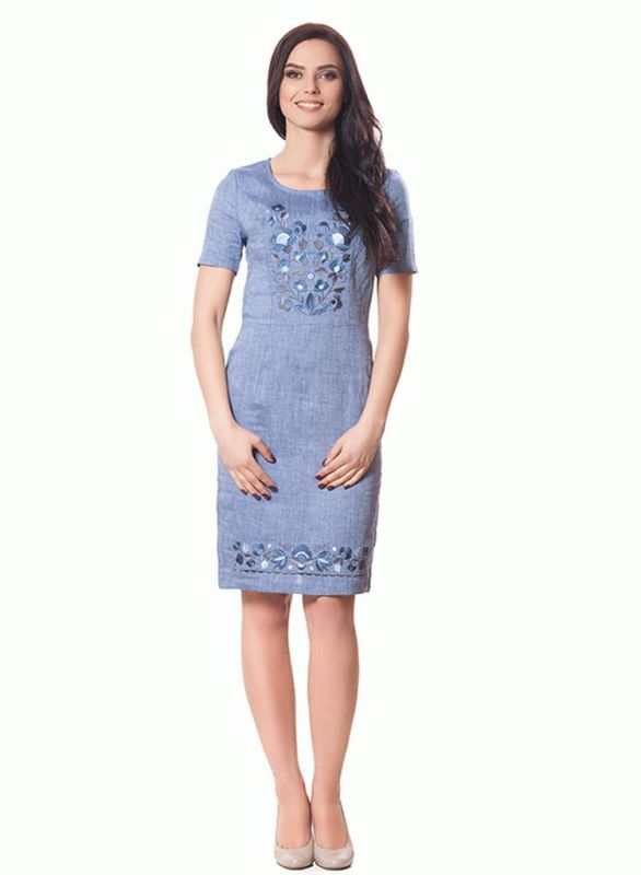 SL 147 Платье женское (синий)