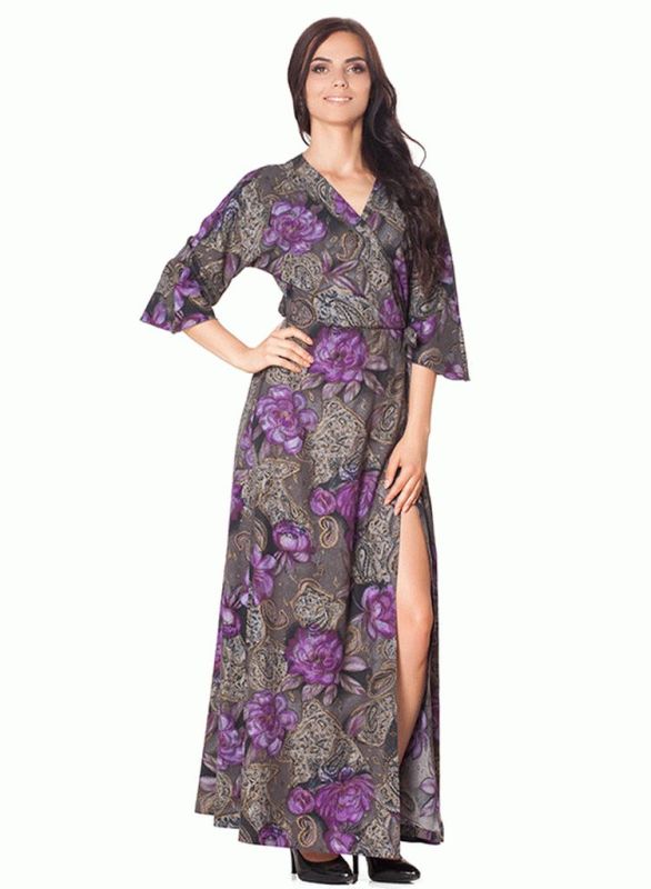 SL 152 Платье женское (фиолетовый)