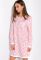 Сорочка женская 107P131-3 (розовый/молочный)