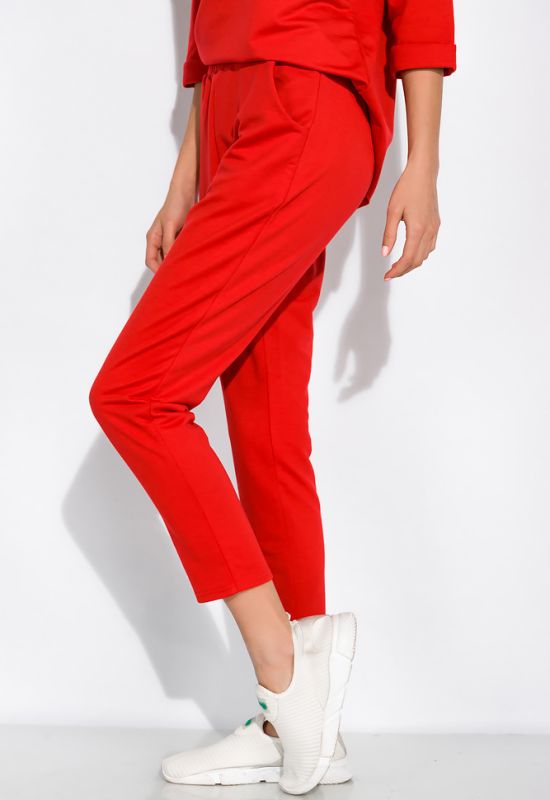 Спортивный костюм с укороченными брюками 151P002 (красный)