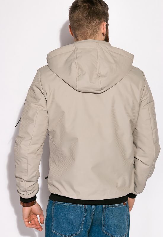 Стильная демисезонная куртка 120PCHB001 (песочный)