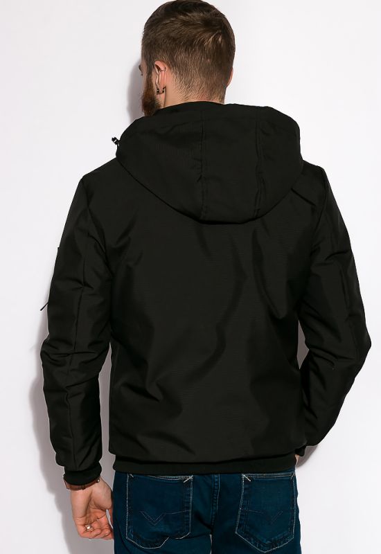 Стильная демисезонная куртка 120PCHB001 (черный)
