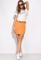 Стильная джинсовая юбка 148P201 (горчичный)