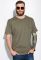 Стильная футболка 148P114-4 (хаки)