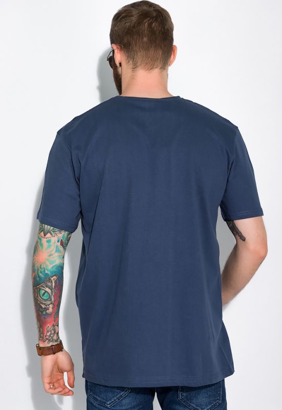 Стильная футболка 148P114-4 (синий)