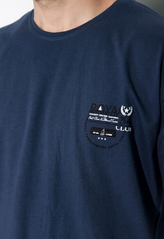 Стильная футболка 148P114-4 (синий)