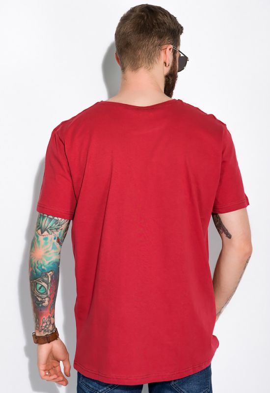 Стильная футболка 148P114-5 (бордовый)