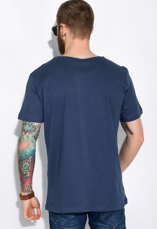 Стильная футболка 148P114-5 (синий)