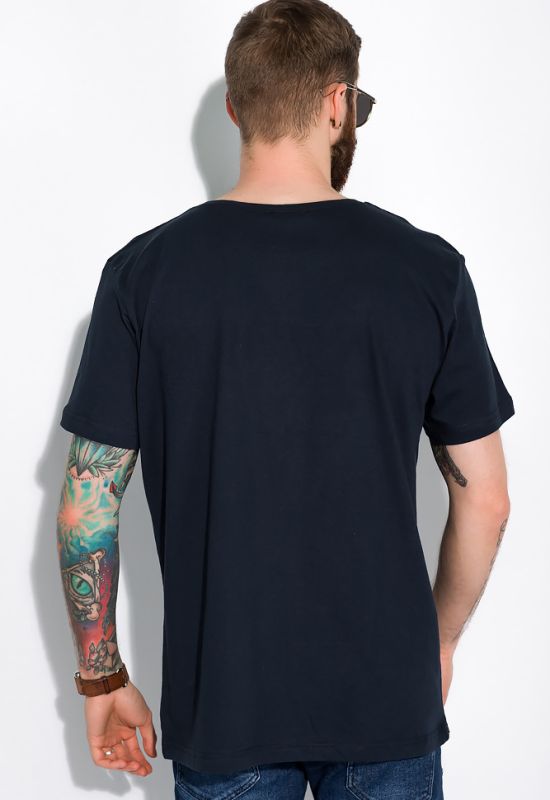 Стильная футболка 148P114-5 (темно-синий)