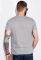 Стильна чоловіча футболка 148P113-12 (сірий/меланжевий)