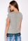 Стильная женская футболка 148P013 (серый/меланжевый)