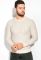 Свитер 120P441 (молочный/серый)