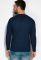 Свитер 129P003 (синий/серый)