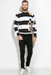 Светр 520F009 (чорний/білий)