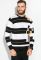Светр 520F009 (чорний/білий)