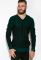 Свитер 520F020 (черный/зеленый)