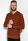 Свитер 520F021 (кирпичный/черный)