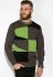 Светр 520F030 (сірий/салатовий)