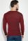 Светр чоловічий двокольоровий 48P3235 (бордовий/грифельний)