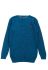 Светр чоловічий однотонний з нашивкою 48P3298 (ультрамарин)