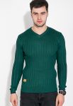 Светр чоловічий теплий в'язаний 169V003-1 (зелений)