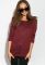 Светр-туніка 120PCH240 (бордовий)