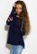 Светр жіночий 118P204 (темно-синій)