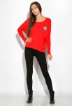 Светр жіночий 120PFA056108-4 (червоний)