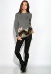 Светр жіночий 120PFA081108 (сірий)