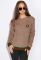 Свитер женский 120PVA1000 (светло-коричневый)