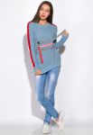 Светр жіночий 120PVA1007 (світло-блакитний)