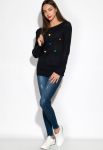 Светр жіночий 129P025-3 (чорний)